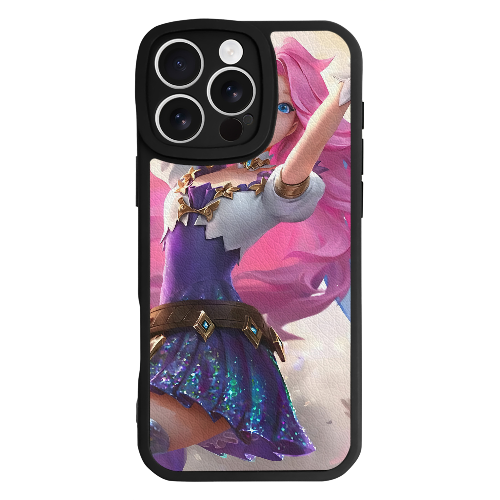 リーグ・オブ・レジェンド League of Legends LOL 【iPhone 16シリーズ対応】シリコンスマホケース（レザー調） 材質：シリコン